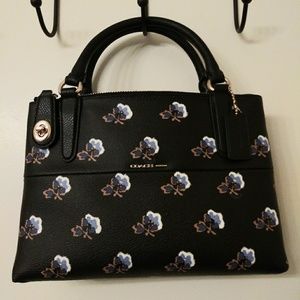 Coach Blue Bramble Rose Purse & Umbrella